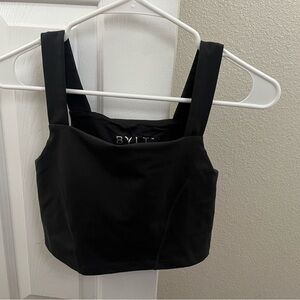 Women's BYLT Dark Gray Workout Crop Top